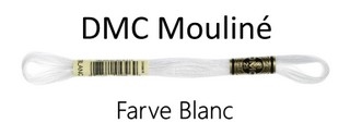 DMC Mouline Amagergarn farve Blanc